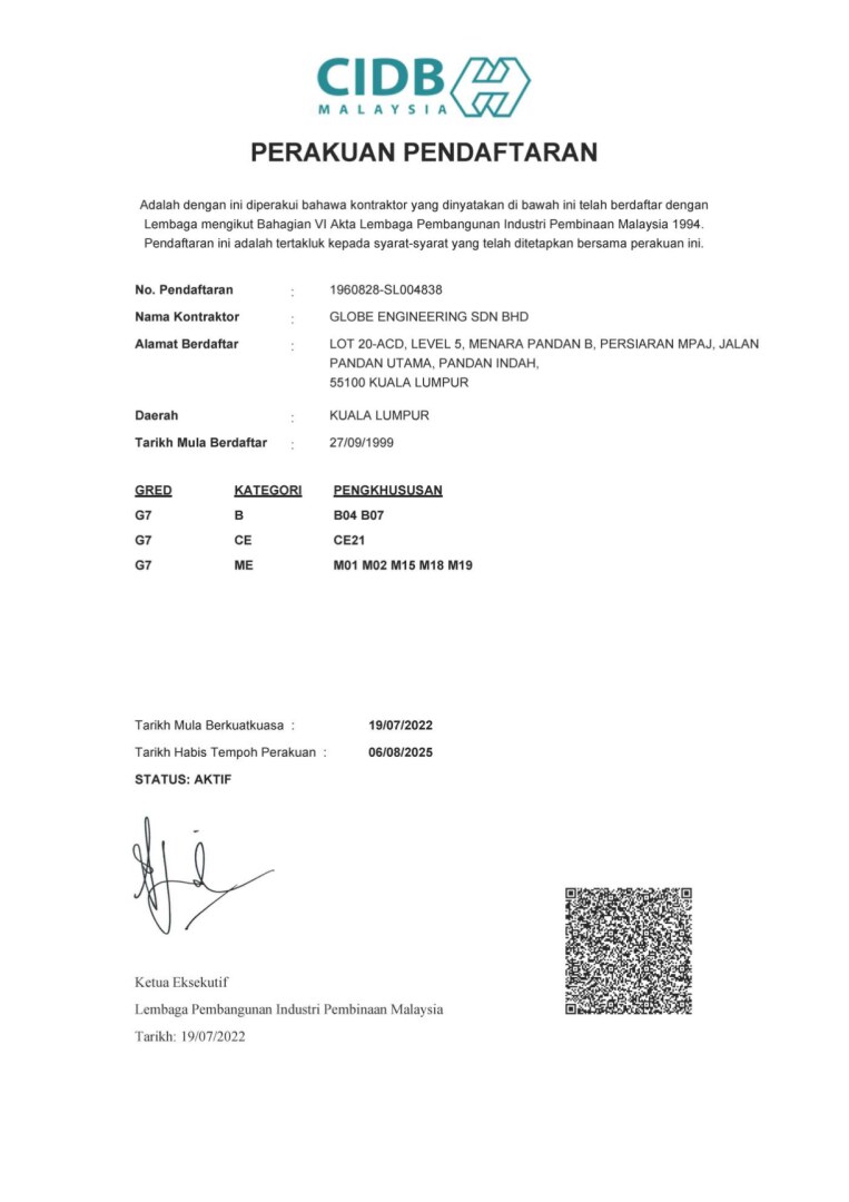 CIDB Contractor Registration
